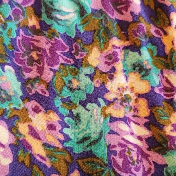 Forever 21 I Love H81 Floral Mini Skirt W/ Pockets - Picture 7 of 7